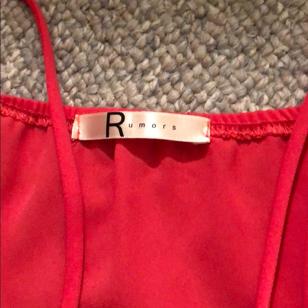 Coral jumpsuit